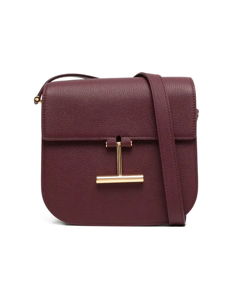 Tom Ford Klappentasche mit T-Riemen - Rot Rot