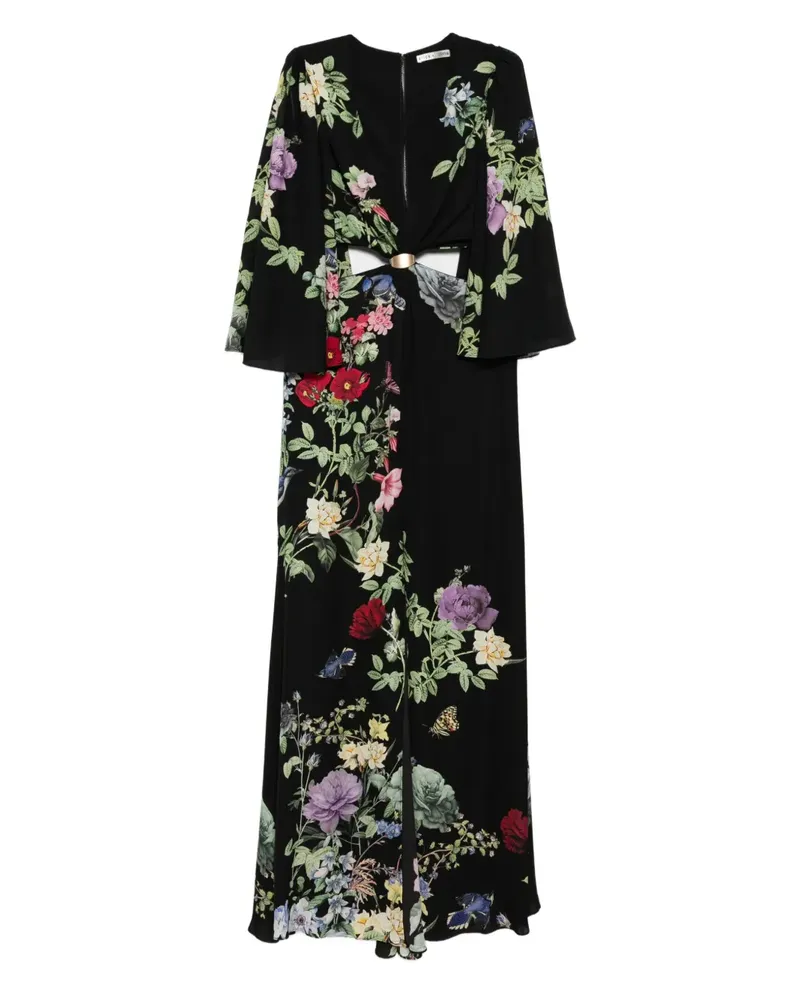 Alice + Olivia Georgiana Kleid - Schwarz Schwarz