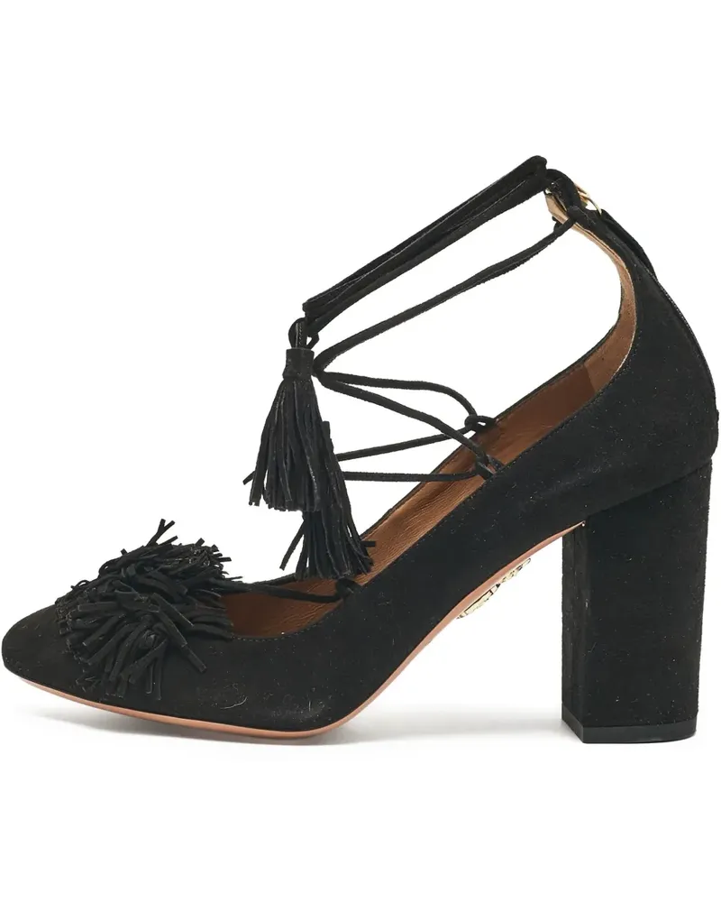 Aquazzura 2024 Pumps mit Quasten - Schwarz Schwarz