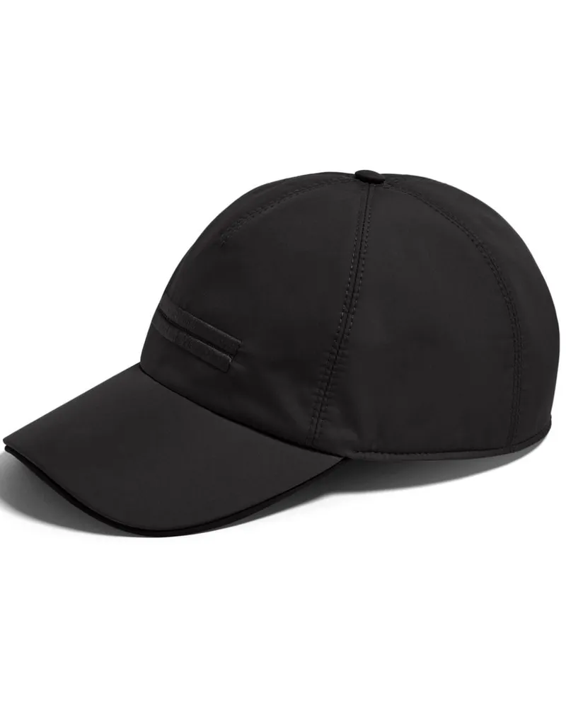 Ermenegildo Zegna Baseballkappe mit Stickerei - Schwarz Schwarz