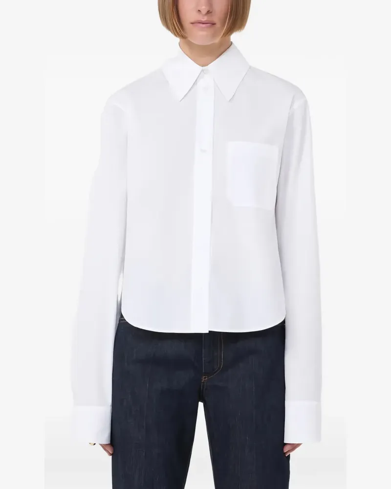 SPORTMAX cropped shirt - Weiß Weiß