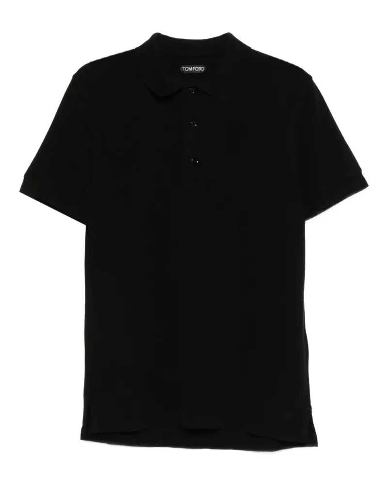 Tom Ford short-sleeve polo shirt - Schwarz Schwarz