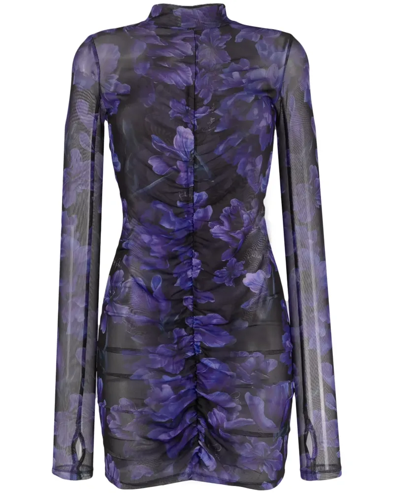 Philipp Plein Minikleid mit Print - Schwarz Schwarz