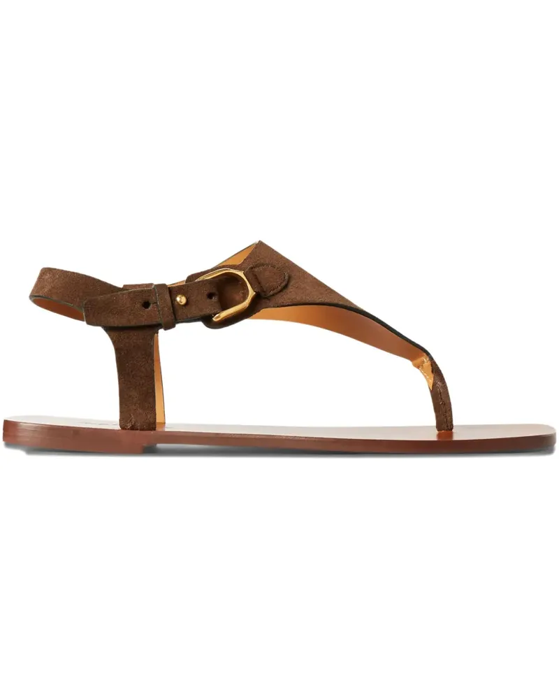 Ralph Lauren buckle strap sandal - Braun Braun