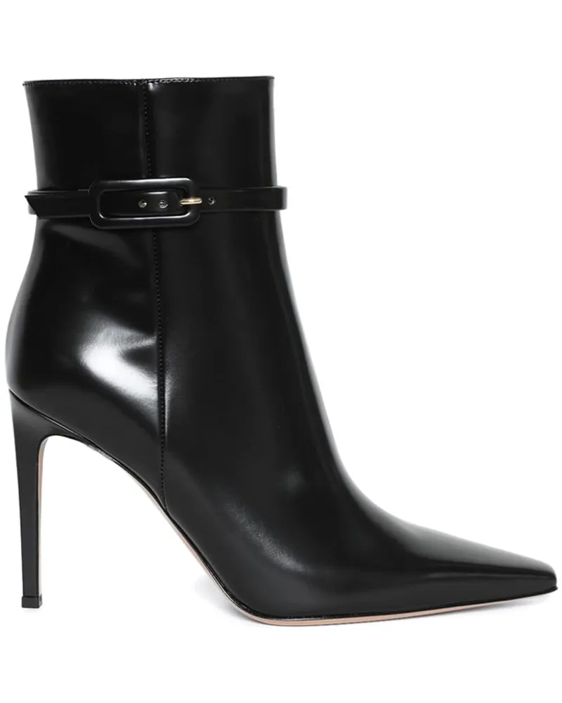 Gianvito Rossi Tokio Stiefeletten 95mm - Schwarz Schwarz