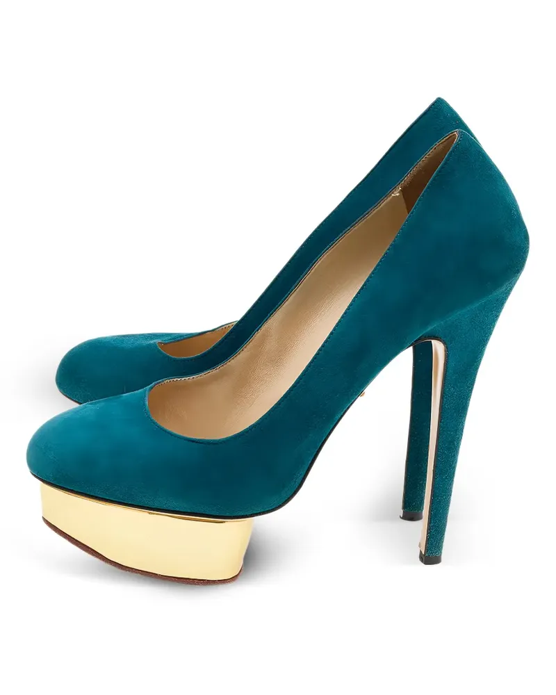 Charlotte Olympia Dolly Pumps mit Absatz - Blau Blau