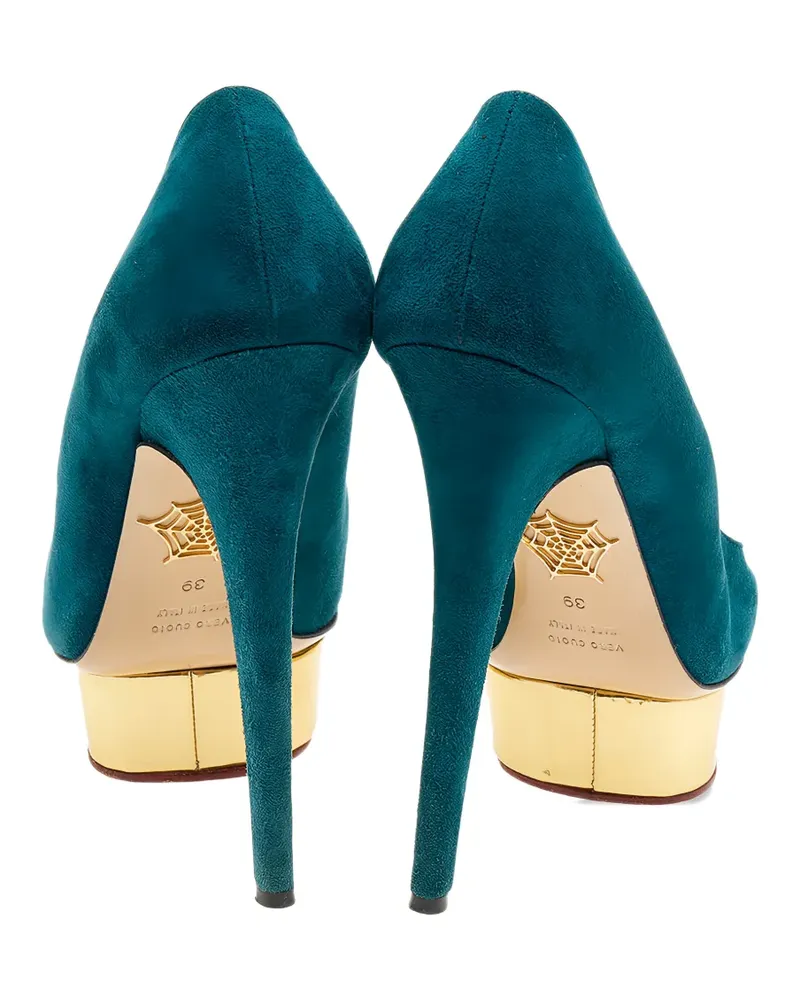 Charlotte Olympia 15mm Dolly heeled pumps - Blau Blau