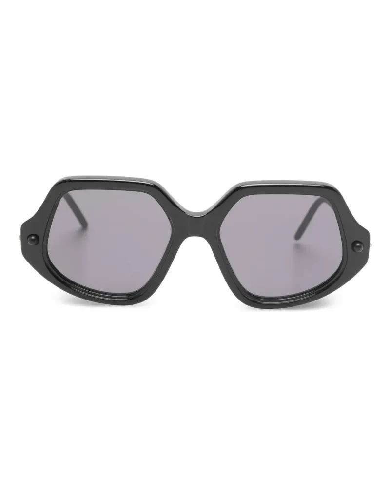 KUBORAUM geometric-frame sunglasses - Schwarz Schwarz