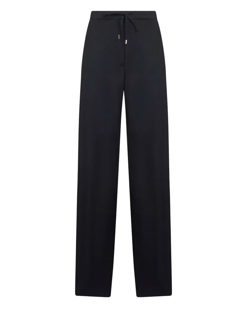 Max Mara Hose mit Kordelzug - Blau Blau