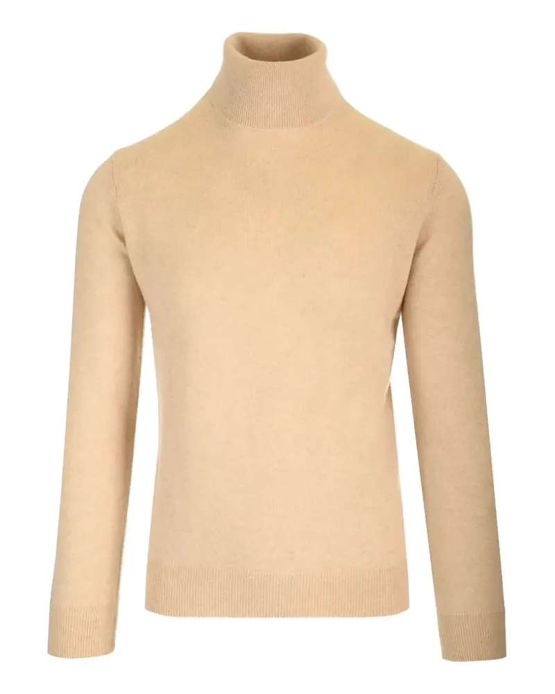 Al Duca D’Aosta 1902 roll-neck cashmere sweater - Nude Nude
