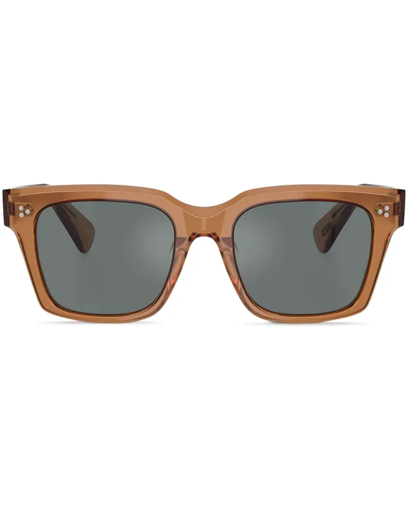 Oliver Peoples Ollice Sonnenbrille - Braun Braun