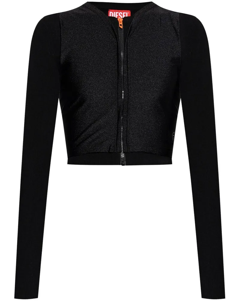 Diesel M-ROS Cardigan - Schwarz Schwarz