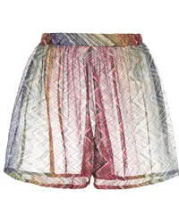 Missoni Shorts mit Print Rot