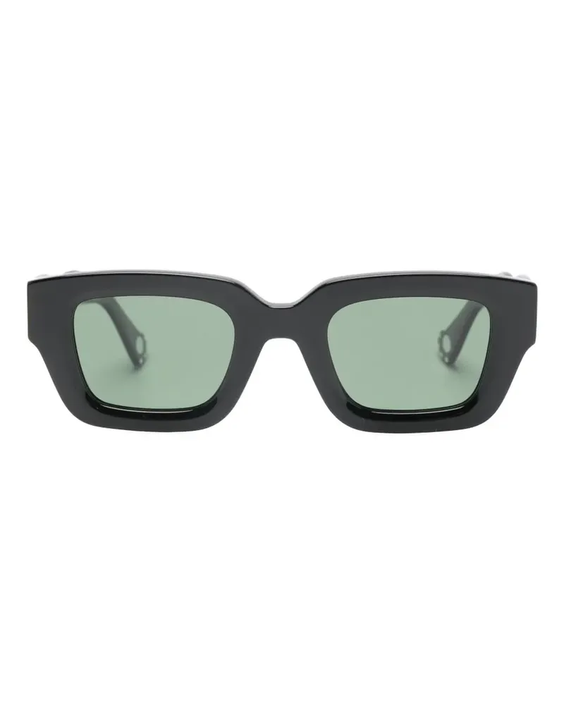 Charles Jeffrey Loverboy Topsy Turvy square-frame sunglasses - Schwarz Schwarz