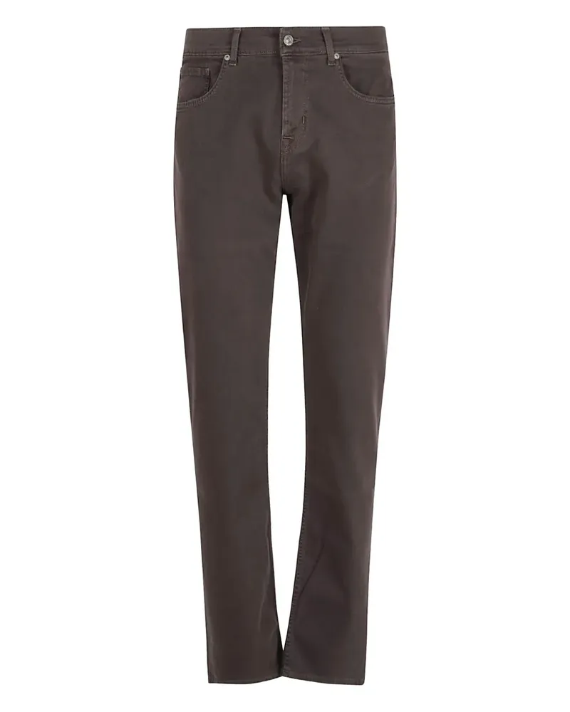 7 for all mankind Jeans mit Gesäßtasche - Braun Braun