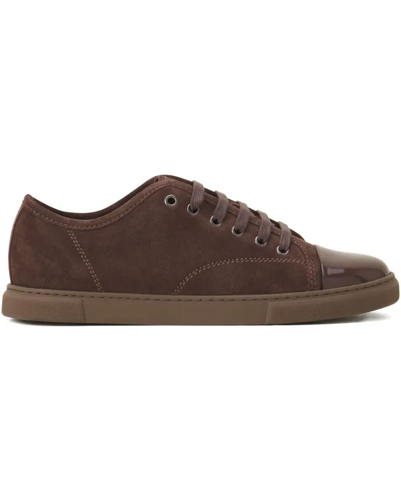 Lanvin Sneakers mit Schnürung - Braun Braun