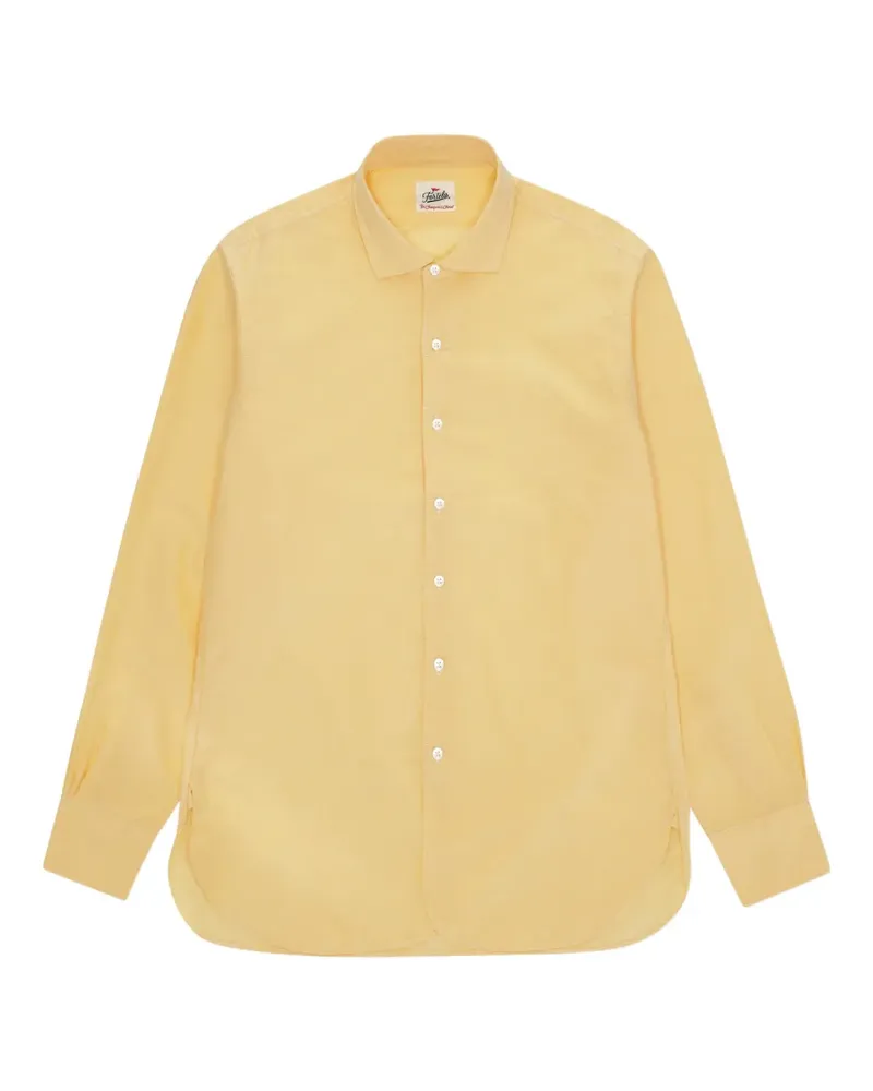 Fortela Jack point-collar shirt - Gelb Gelb