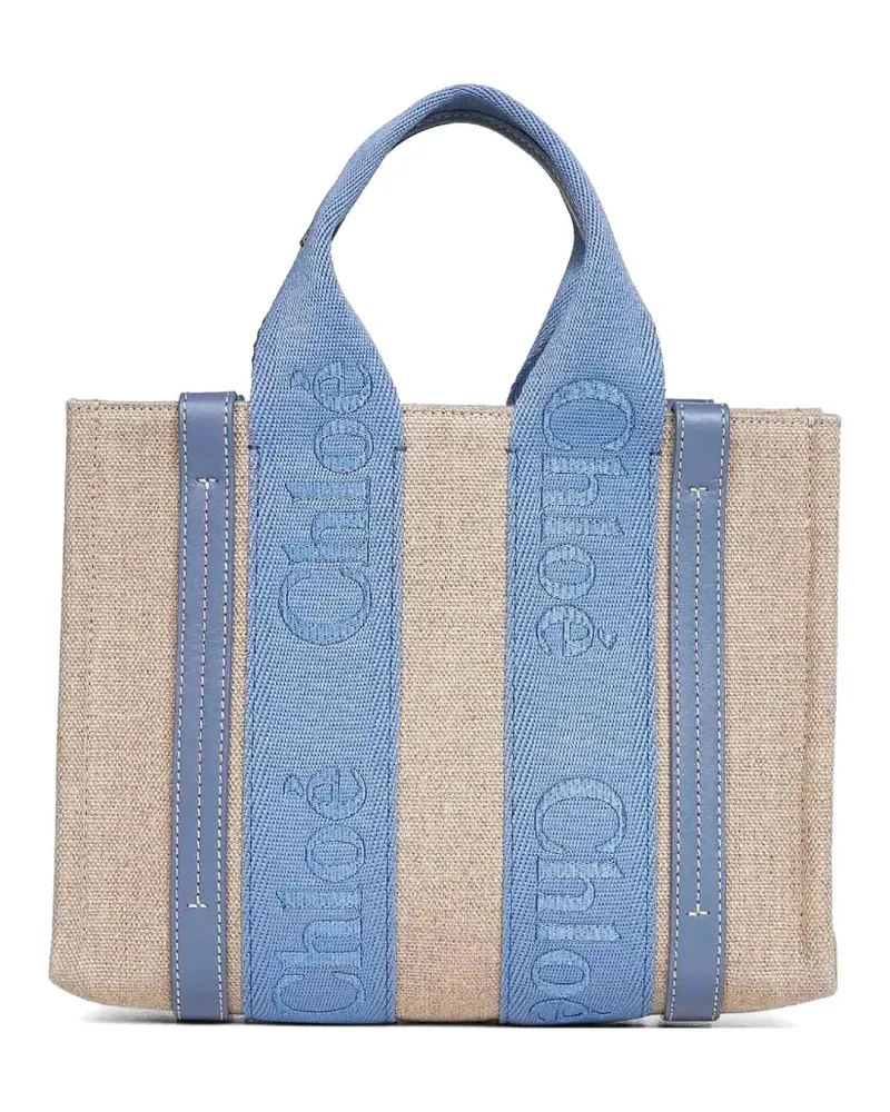 Chloé small Woody tote bag - Nude Nude