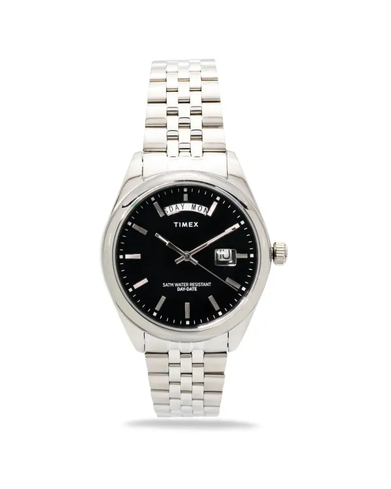 Timex Legacy Day and Date 41mm - Schwarz Schwarz