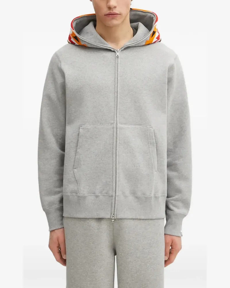 BAPE Tiger Kapuzenjacke - Grau Grau