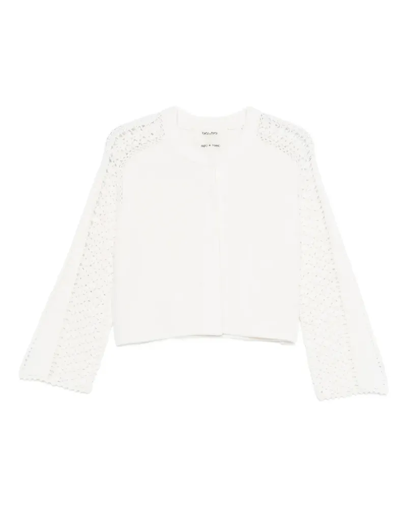 forte_forte Cardigan mit offenen Ärmeln - Weiß Weiß