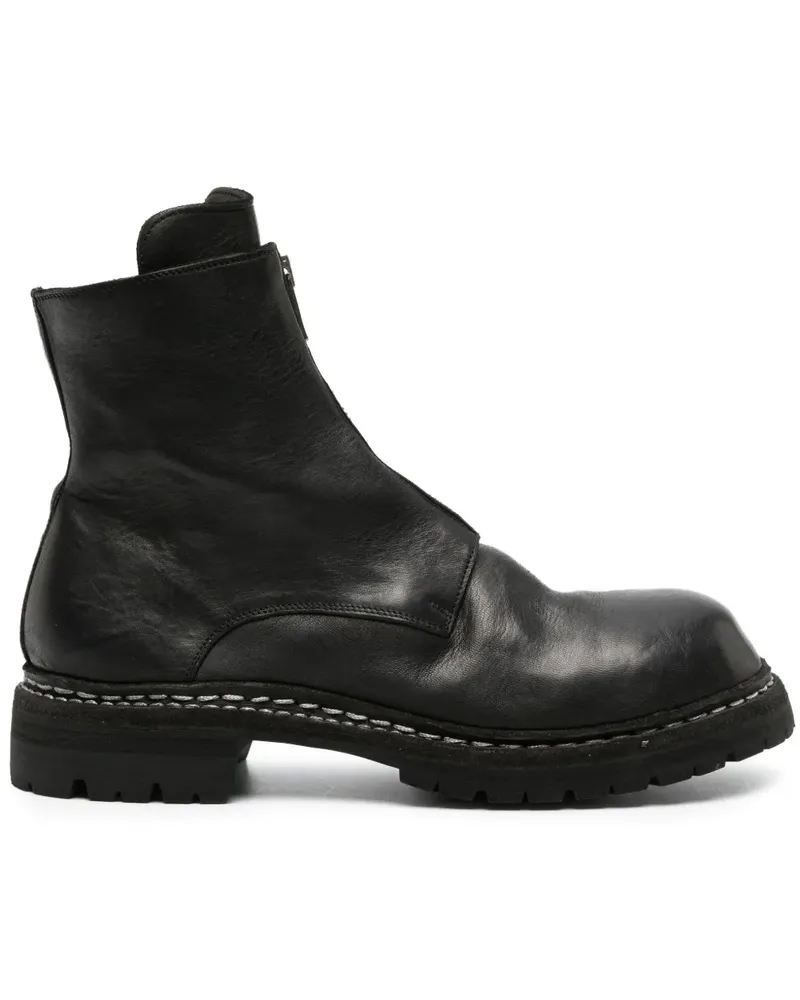 GUIDI Knöchelhohe GR05 Stiefel - Schwarz Schwarz