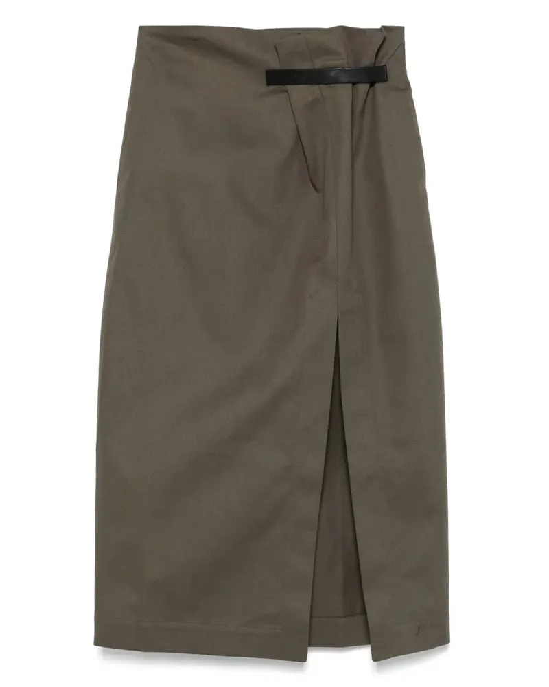J.W.Anderson Midirock aus Twill - Grün Grün
