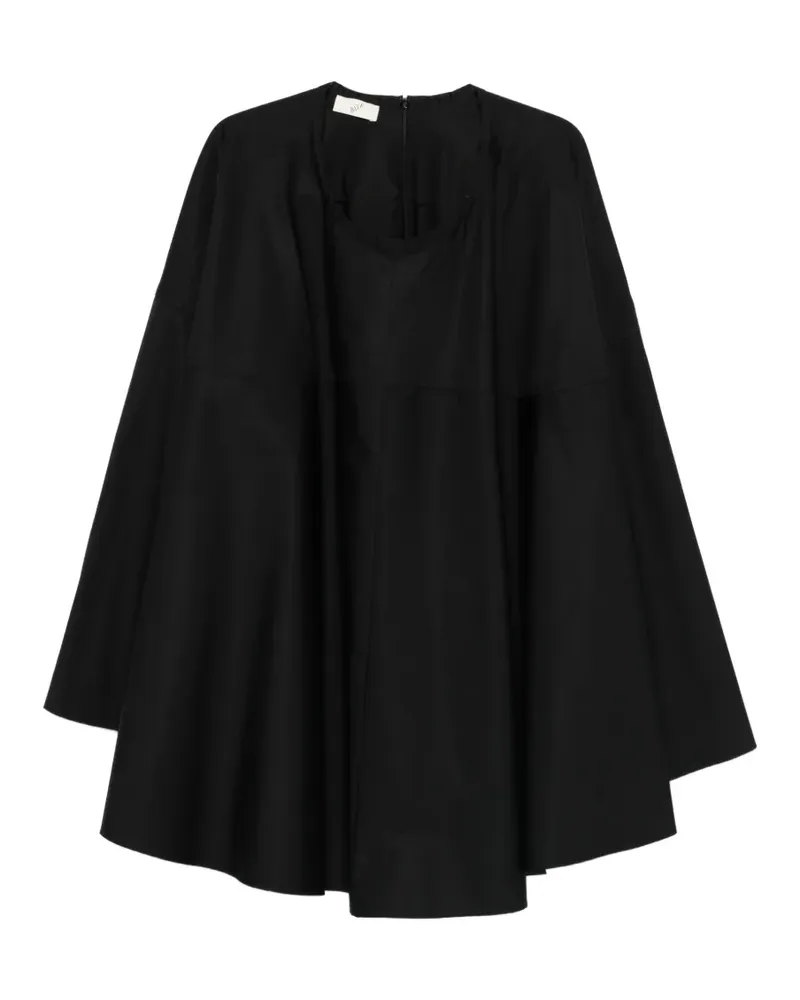 BITE Studios zip-fastening midi skirt - Schwarz Schwarz