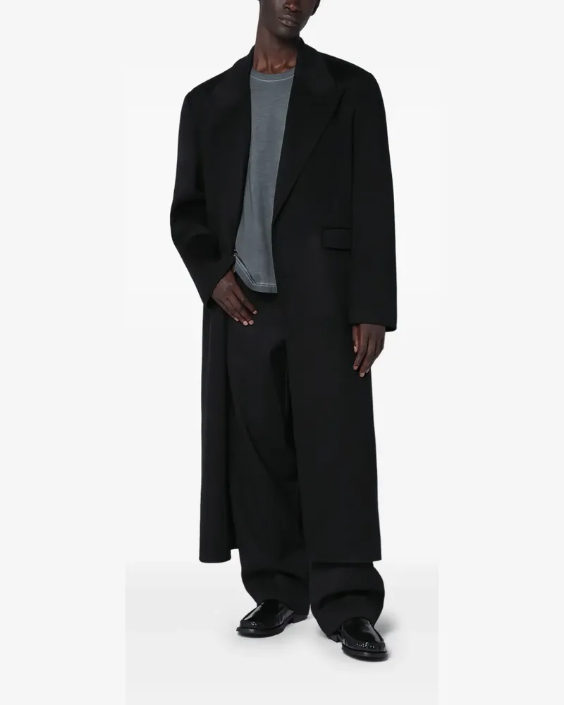 Séfr Doppelreihiger Tetsu Mantel - Schwarz Schwarz