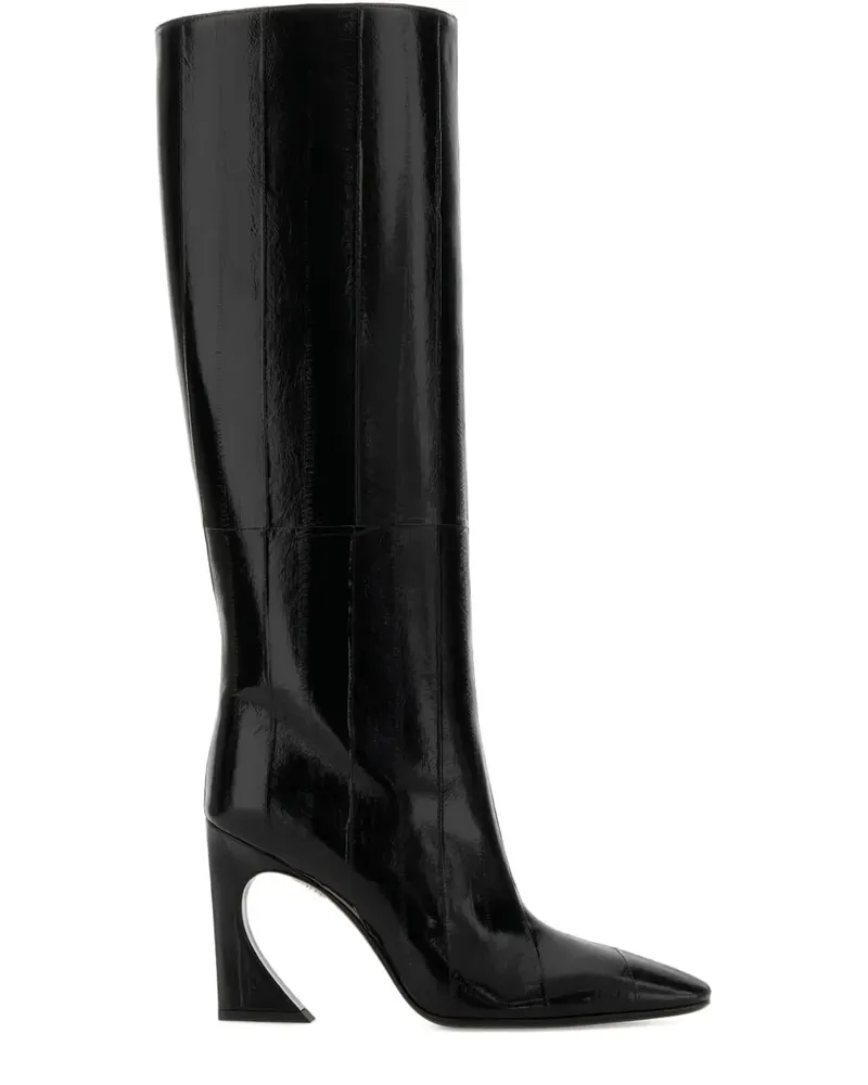 Fendi Kniehohe Aco Stiefel 95mm - Schwarz Schwarz