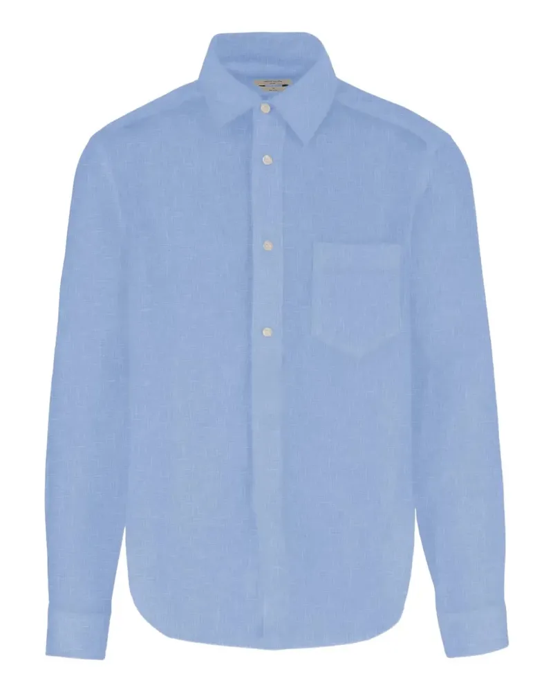 Jacob Cohën linen shirt - Blau Blau