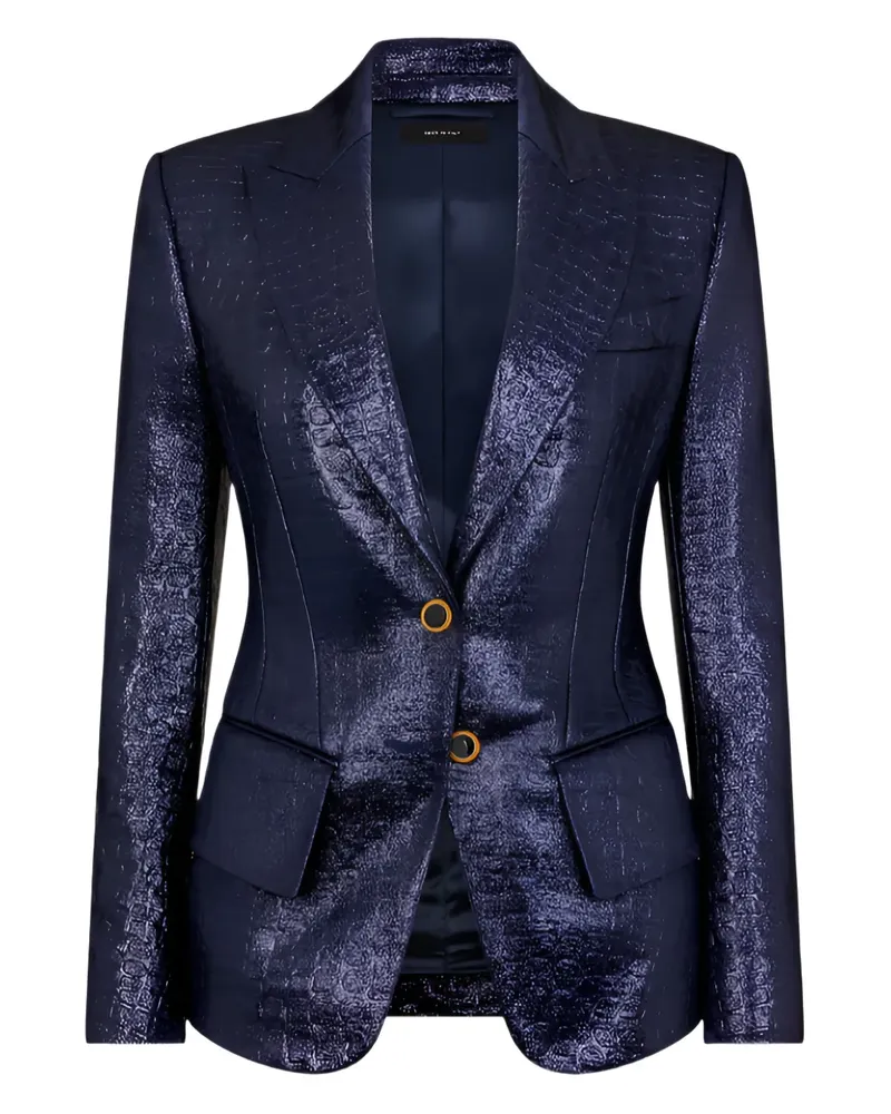 Tom Ford Blazer mit Kroko-Effekt - Violett Violett