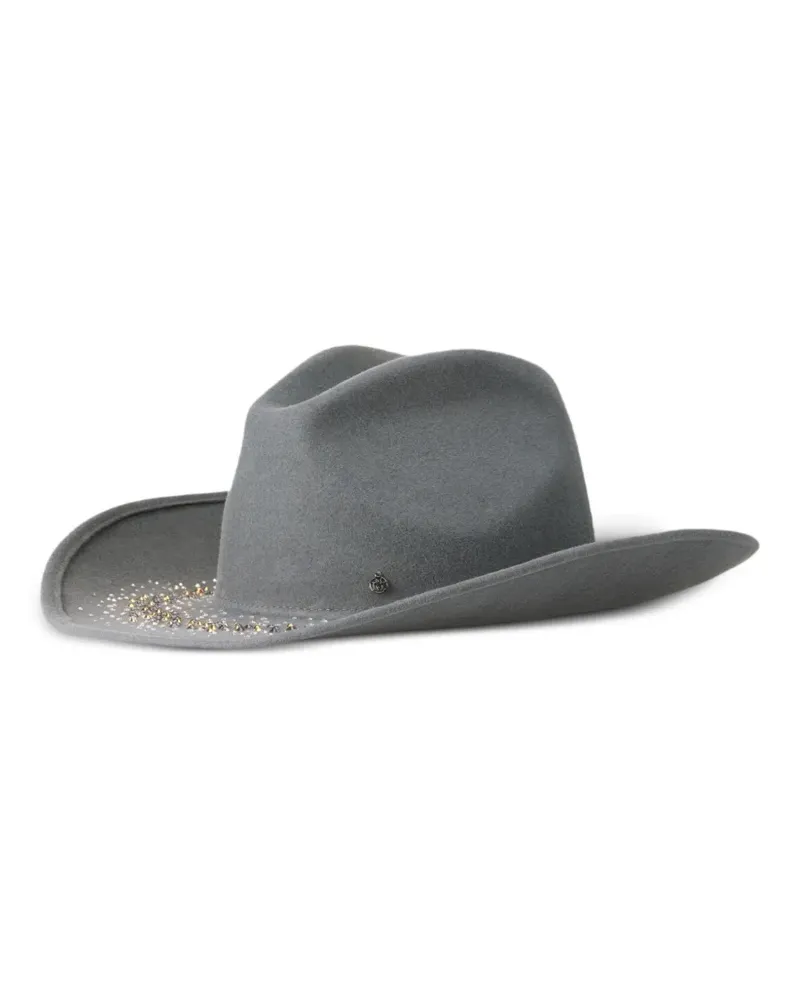 Maison Michel Hut mit Logo-Schild - Grau Grau