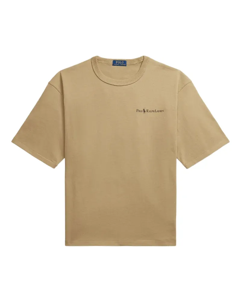 Ralph Lauren logo-detail round-neck T-shirt - Nude Nude