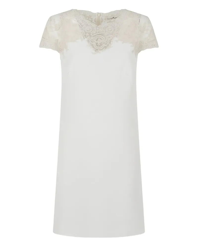 Ermanno Scervino Kleid mit Spitze - Weiß Weiß
