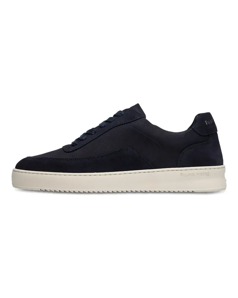 Filling Pieces Mondo Sneakers aus Wildleder mit gekörnter Struktur - Blau Blau