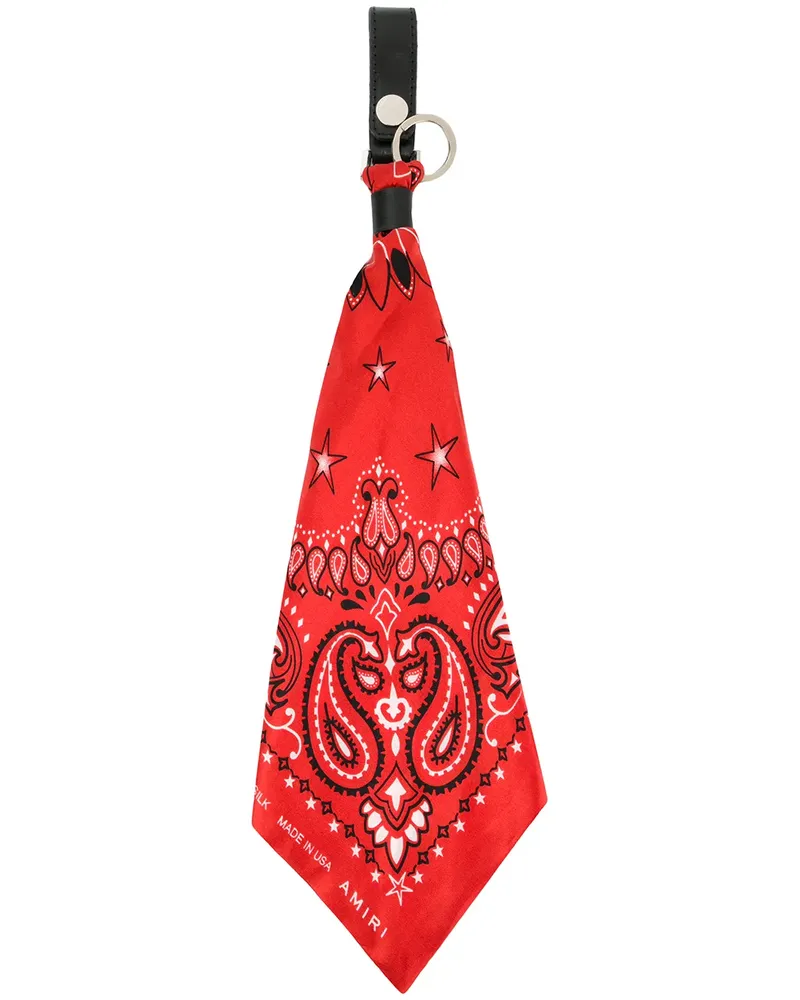 Amiri Schlüsselanhänger in Bandana-Form - Rot Rot