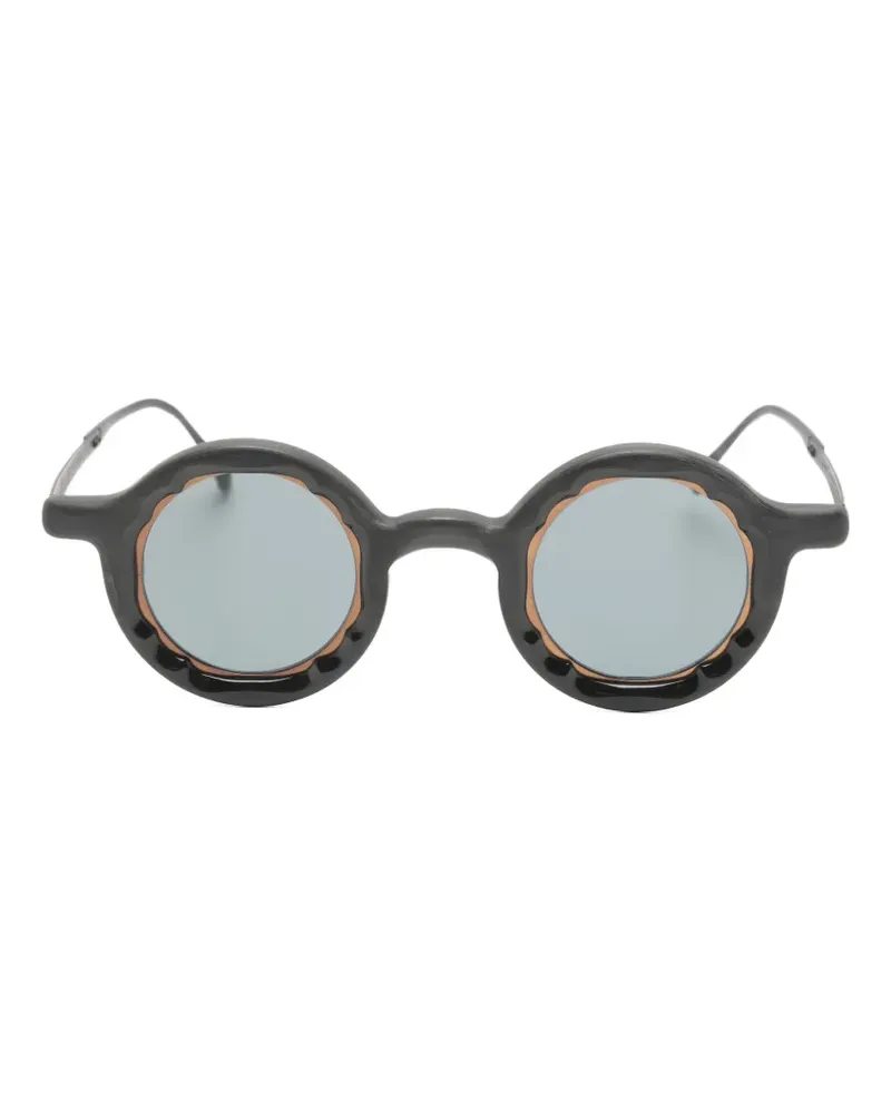 RIGARDS Runde 'RG1072' Sonnenbrille - Schwarz Schwarz