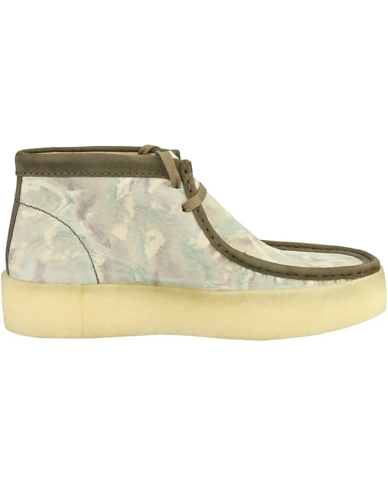 Clarks Wallabee Cup Bt "GREEN CAMOUFLAGE" Stiefel - Grün Grün