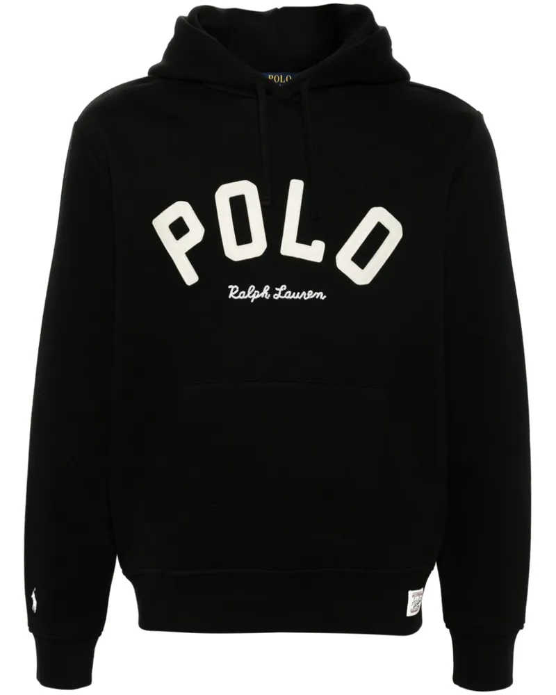 Ralph Lauren Hoodie mit Logo-Applikation Schwarz