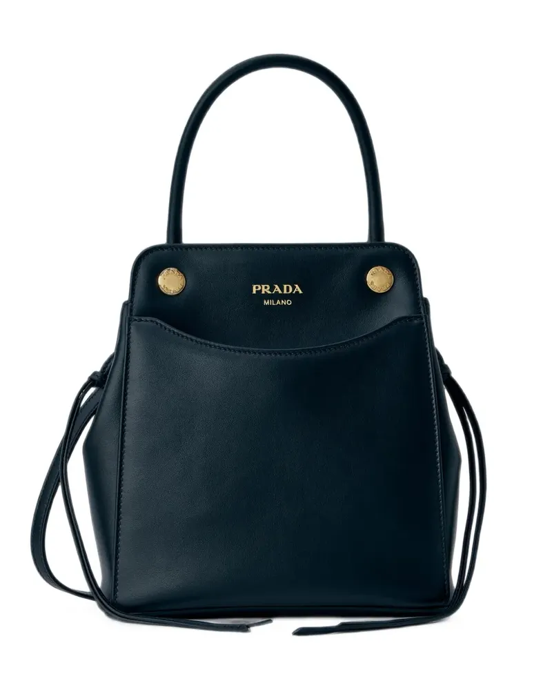 Prada Mini Carry Handtasche - Schwarz Schwarz