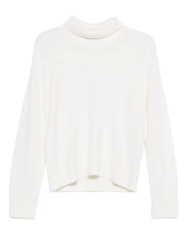 Seventy Pullover mit Rollkragen - Weiß Weiß