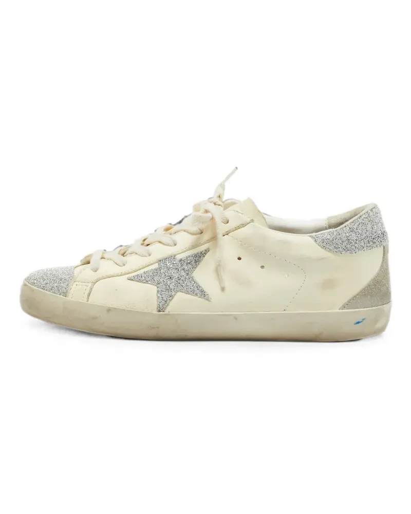 Golden Goose Ball Star leather low-tops sneakers - Nude Nude
