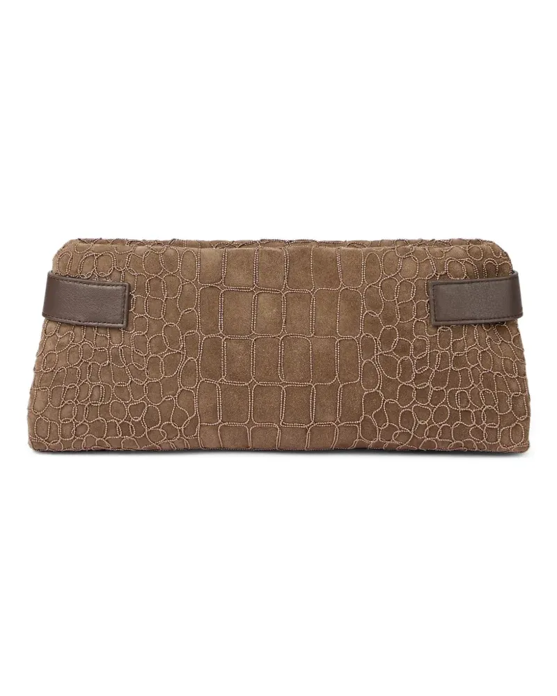 Brunello Cucinelli Essentielle Clutch - Braun Braun