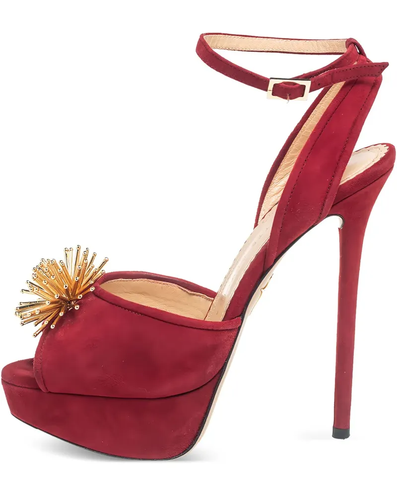 Charlotte Olympia Orbital Pomeline Plateau-Sandalen - Rot Rot