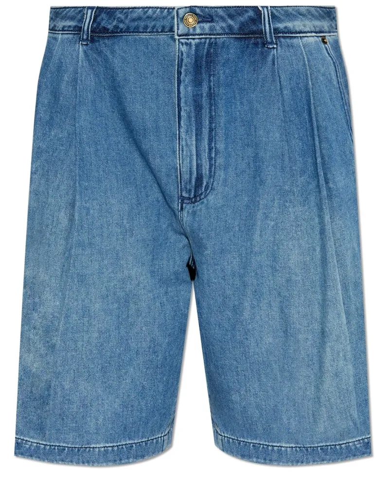 Michael Kors Jeans-Shorts mit weitem Bein - Blau Blau