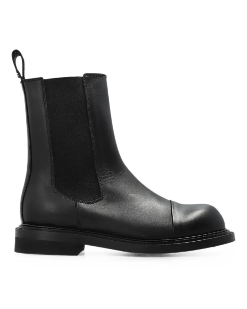 Moschino Klassische Chelsea-Boots - Schwarz Schwarz