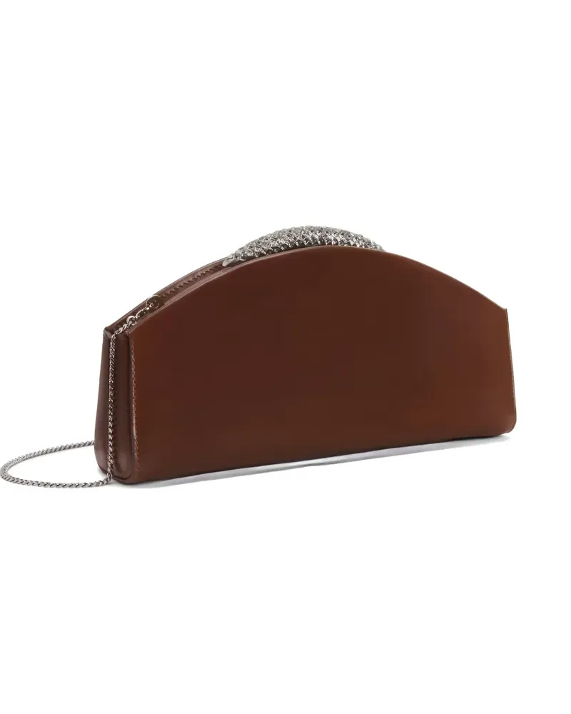 Giuseppe Zanotti Atena clutch bag - Braun Braun