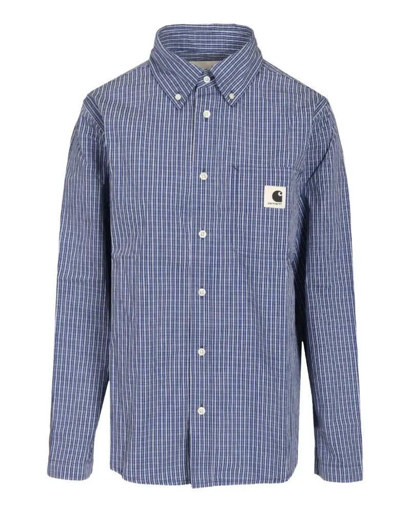 Carhartt WIP Groff check shirt - Blau Blau