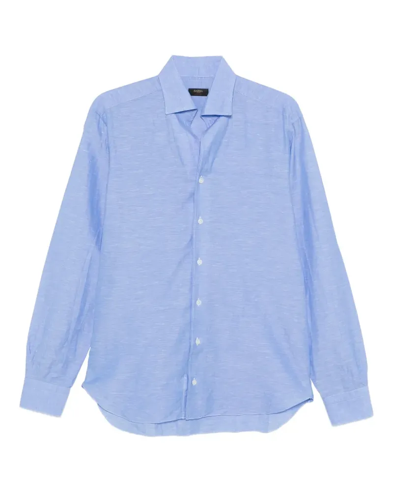 BARBA long-sleeve shirt - Blau Blau